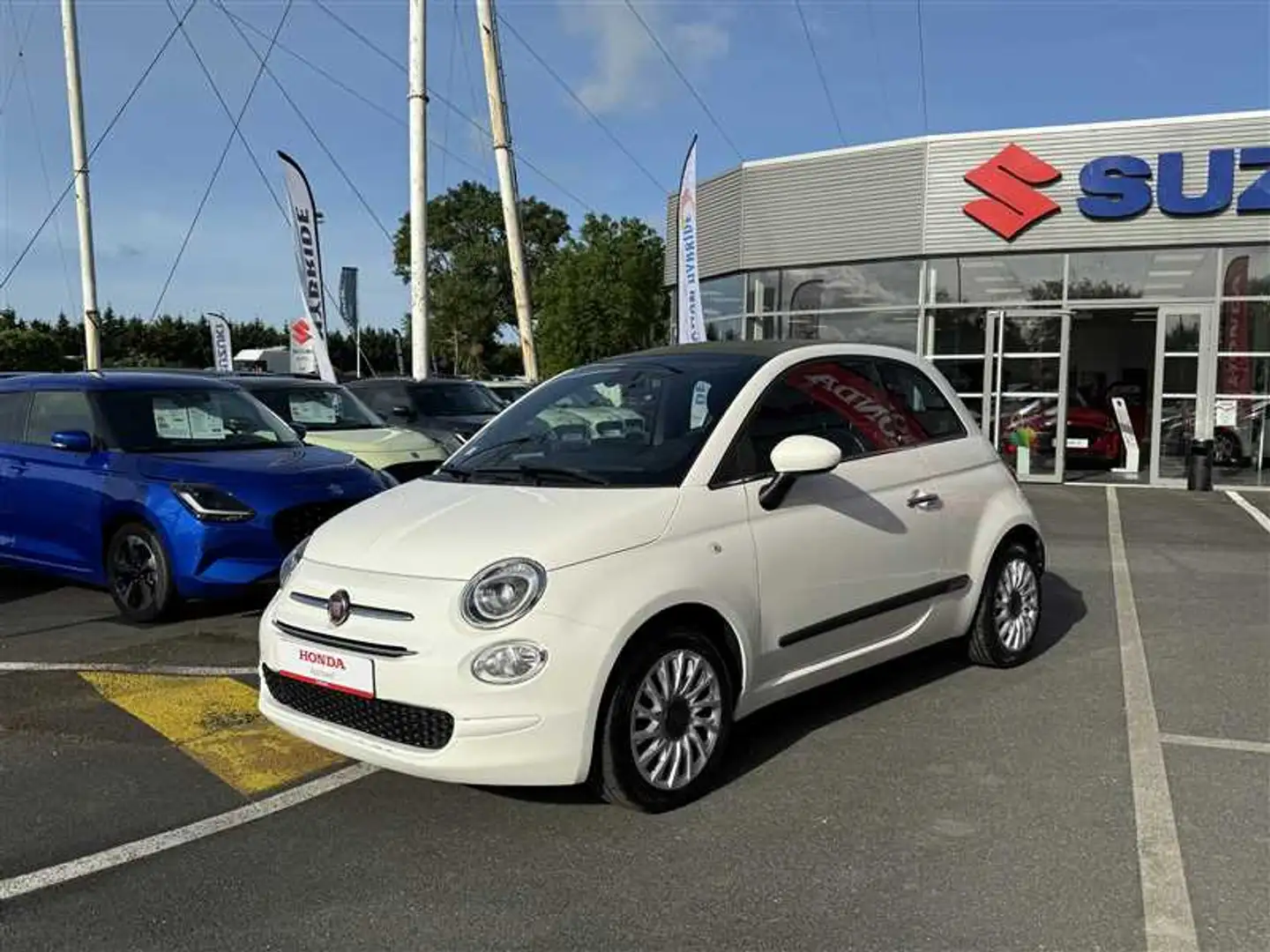 Fiat 500C 1.2 69 LOUNGE Blanc - 1