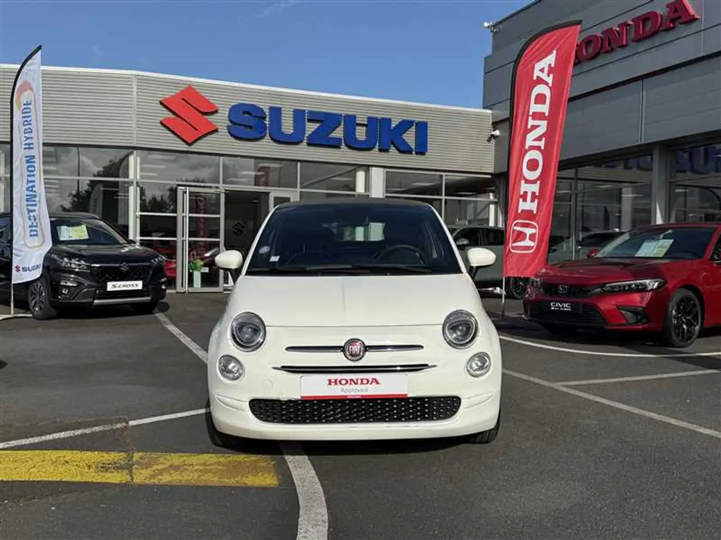 Fiat 500C 1.2 69 LOUNGE Blanc - 2