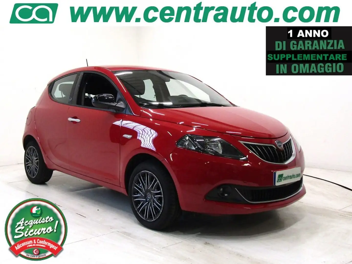 Lancia Ypsilon 1.0 FireFly Hybrid Ecochic Gold *OK NEOPATENTATI* Rouge - 1