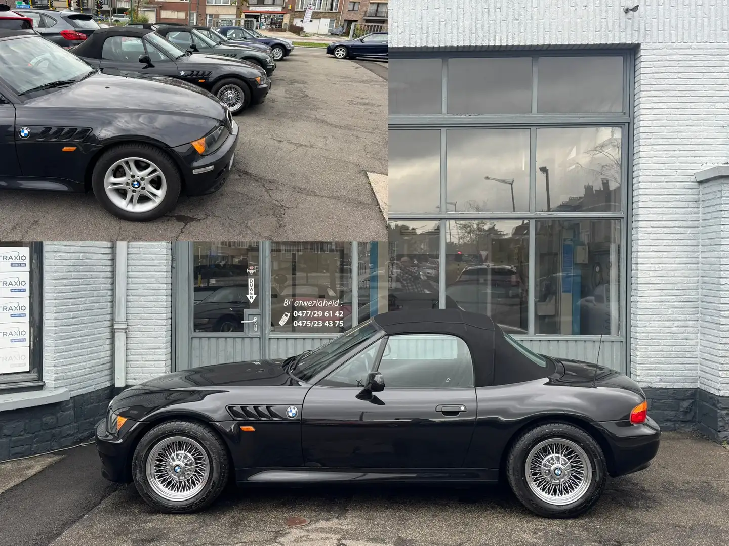 BMW Z3 1.8i Roasdster✅Noir/ Noir✅62.000kms✅7xBMW Z3 Zwart - 1