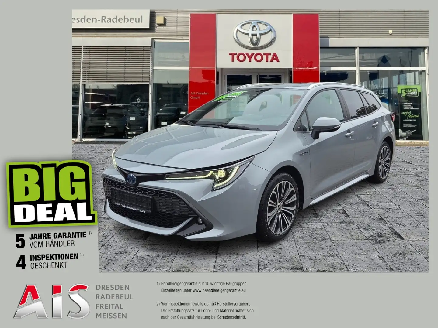 Toyota Corolla Touring Sports 1.8 Team D AHK+LED+Navi Gris - 1