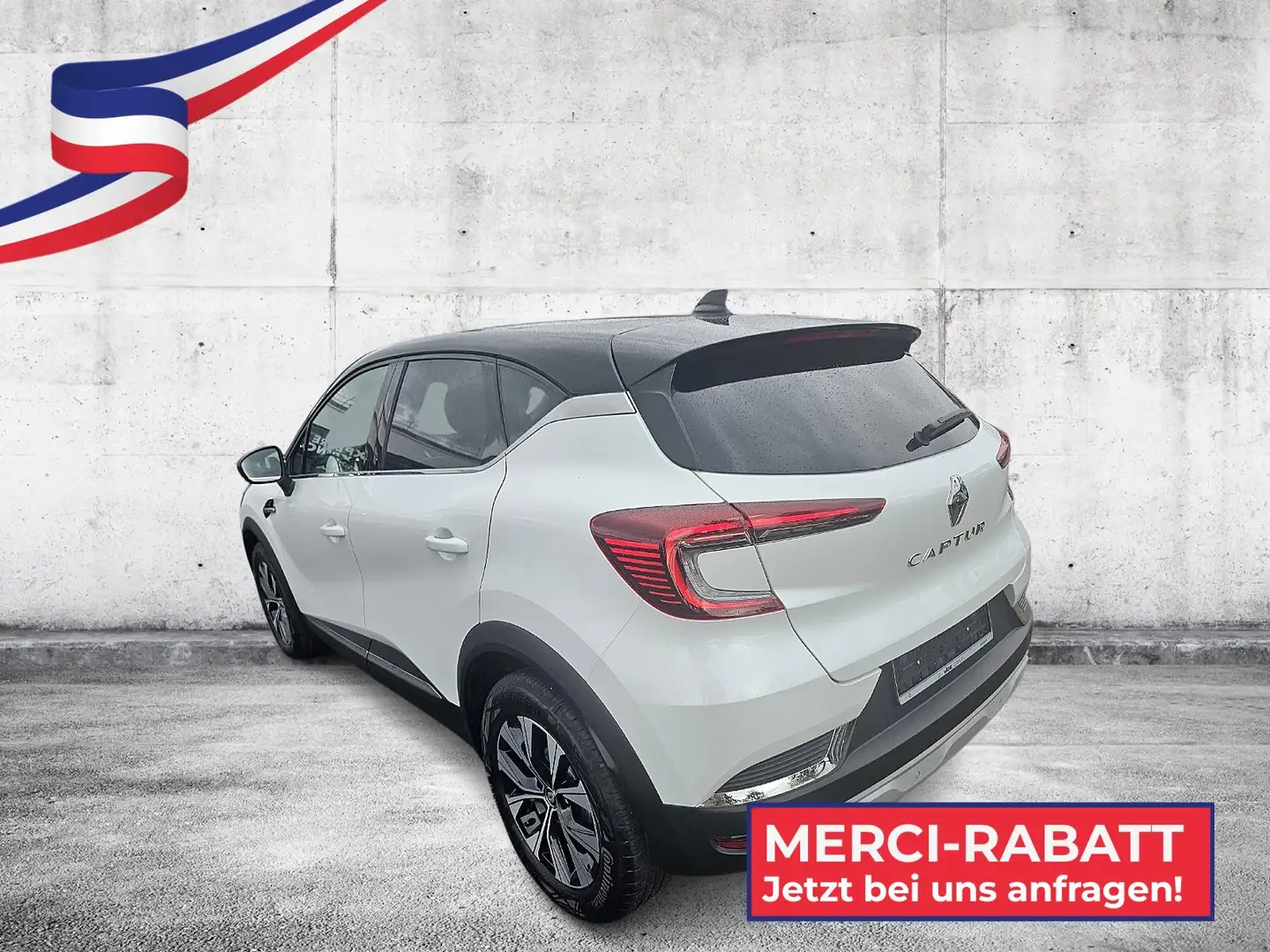 Renault Captur Techno TCe 140, LED, NAVI, RFK, SHZ, Weiß - 2