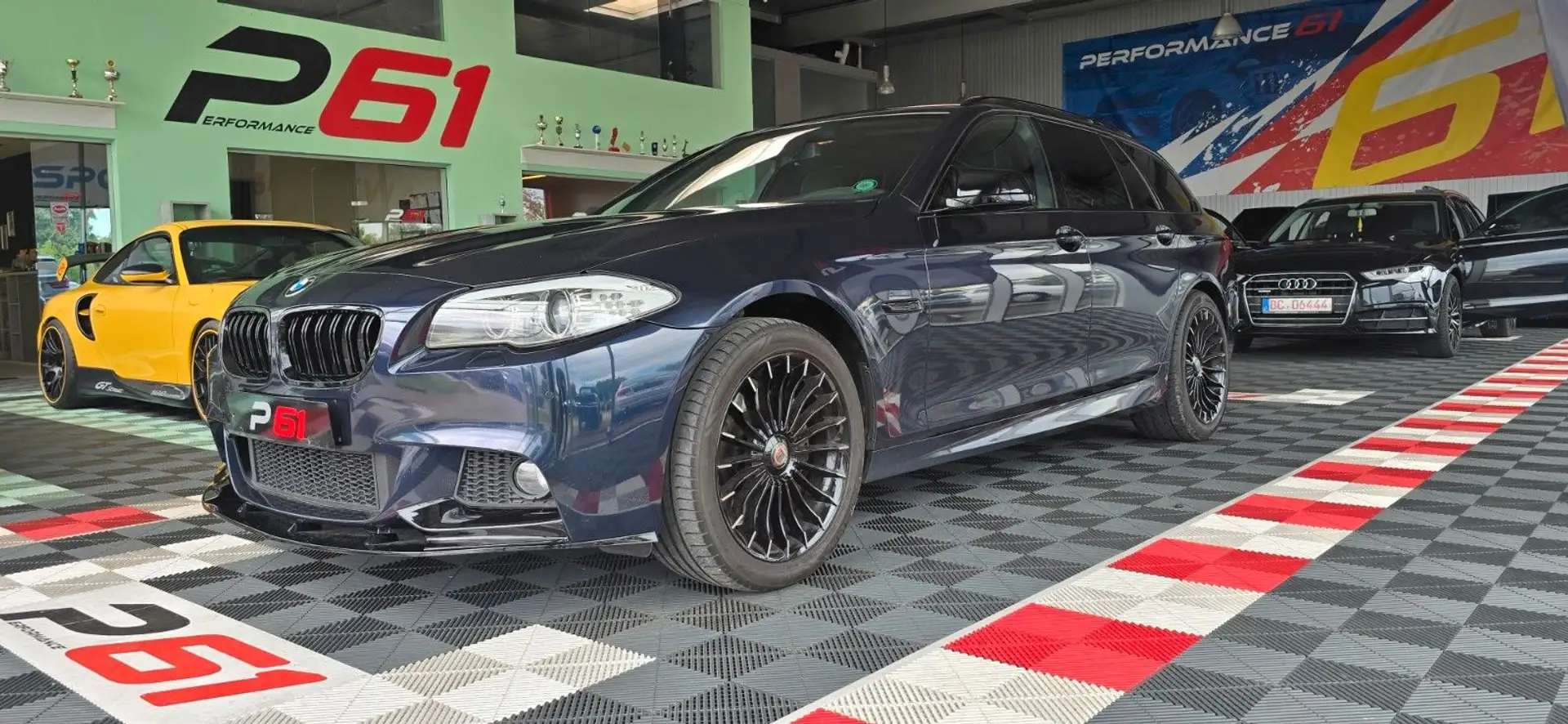 BMW 525 Baureihe/M Paket/Scheckheft/Apple Car/Autom. Blau - 1