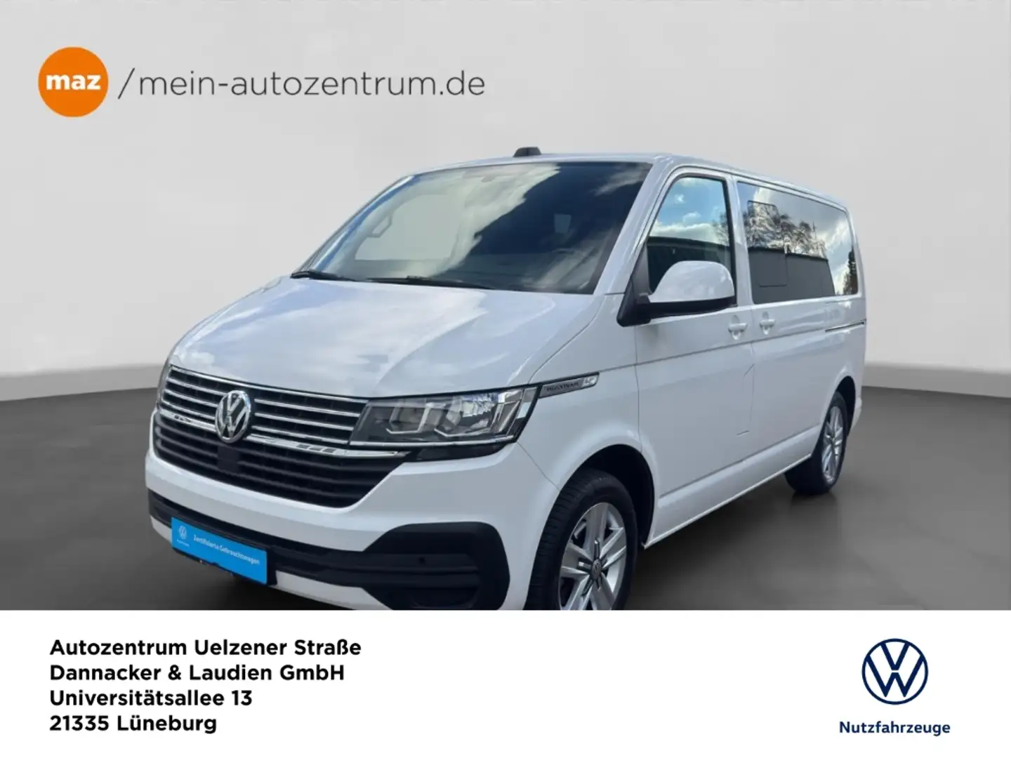 Volkswagen T6.1 Multivan 2.0 TDI Comfortline Alu AHK Leder Navi Digit.Cockp Weiß - 1