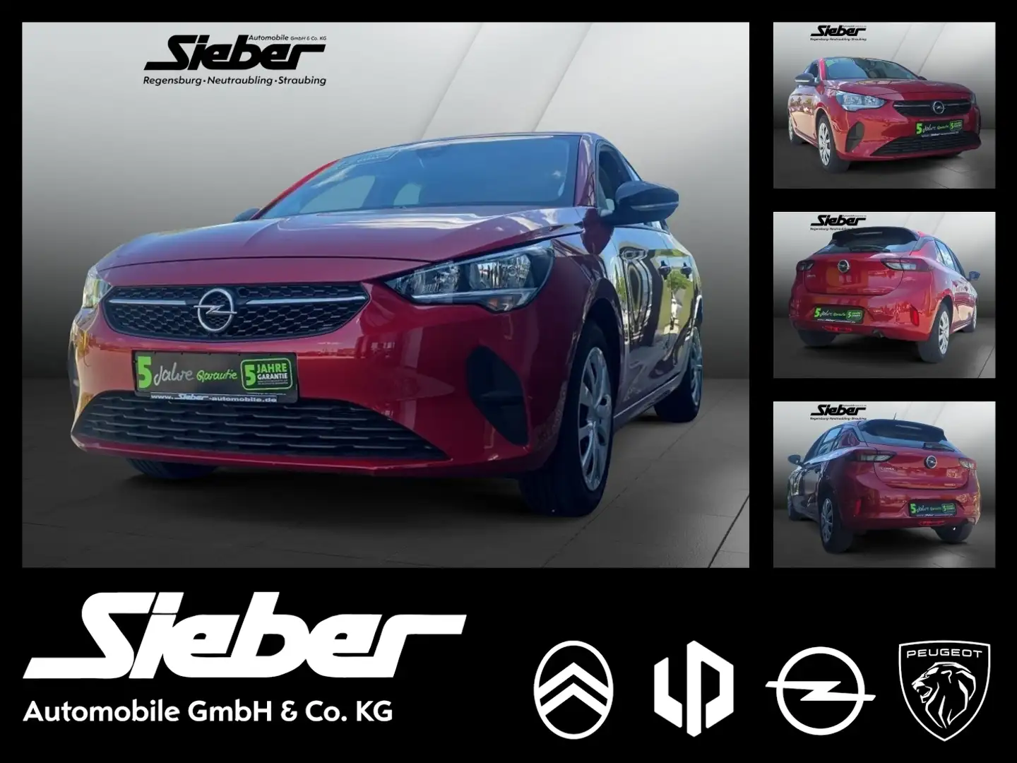 Opel Corsa F 1.2 Edition *Sitzheizung*PDC*Klima* Rood - 1