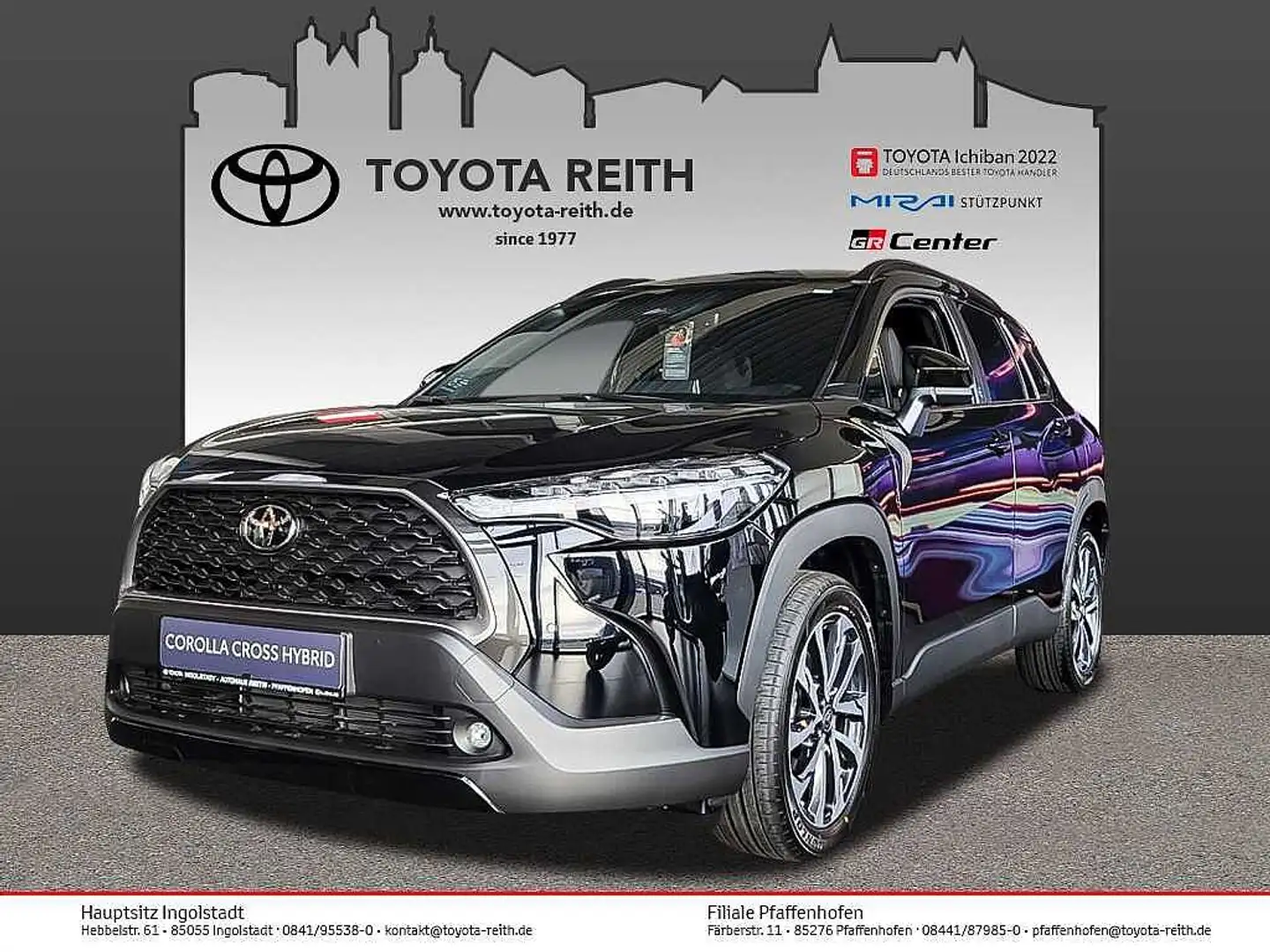 Toyota Corolla Cross Hybrid 2.0 VVT-i Team Deutschland Fekete - 1