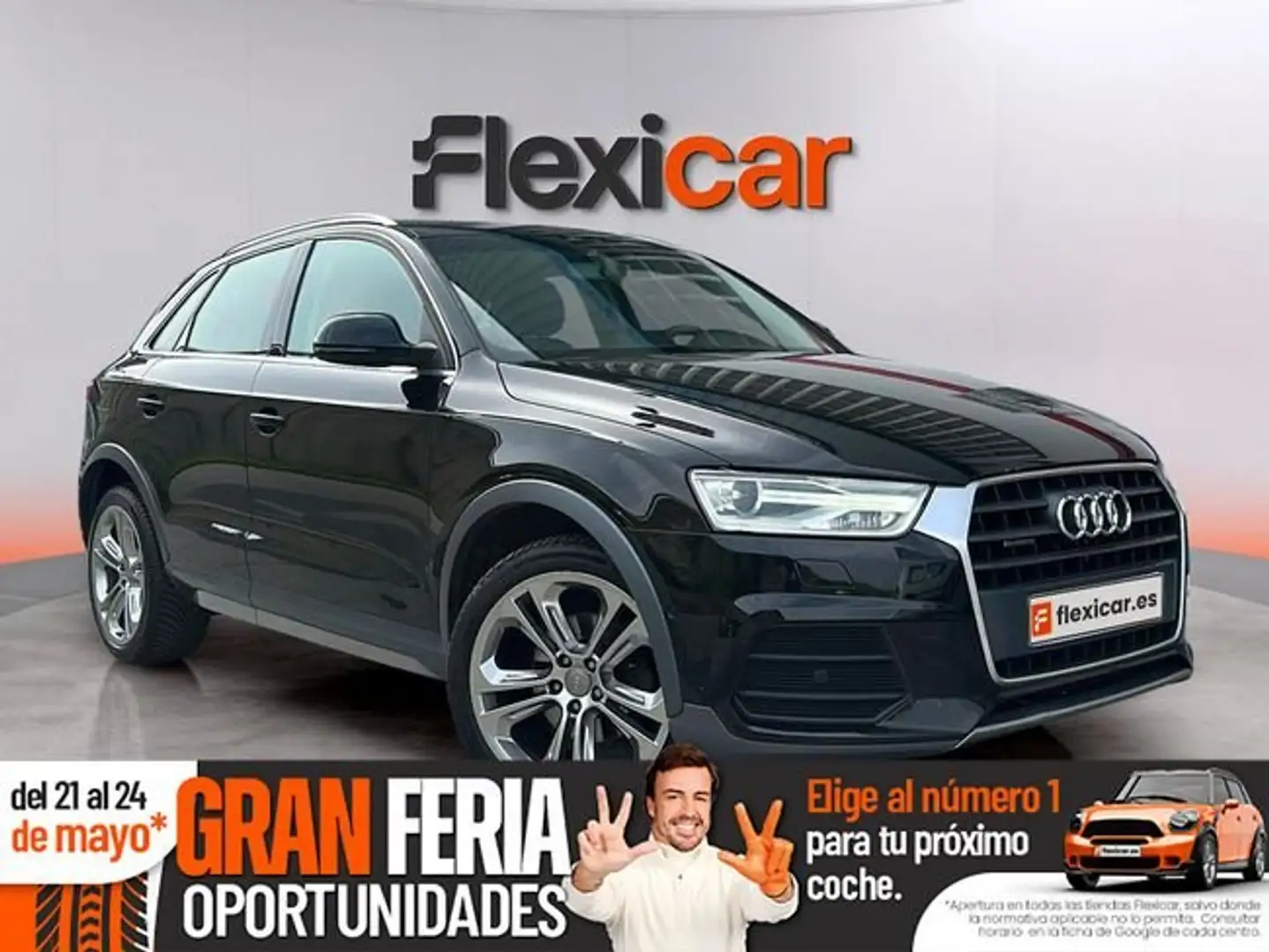 Audi Q3 2.0TDI S tronic 110kW Negro - 1