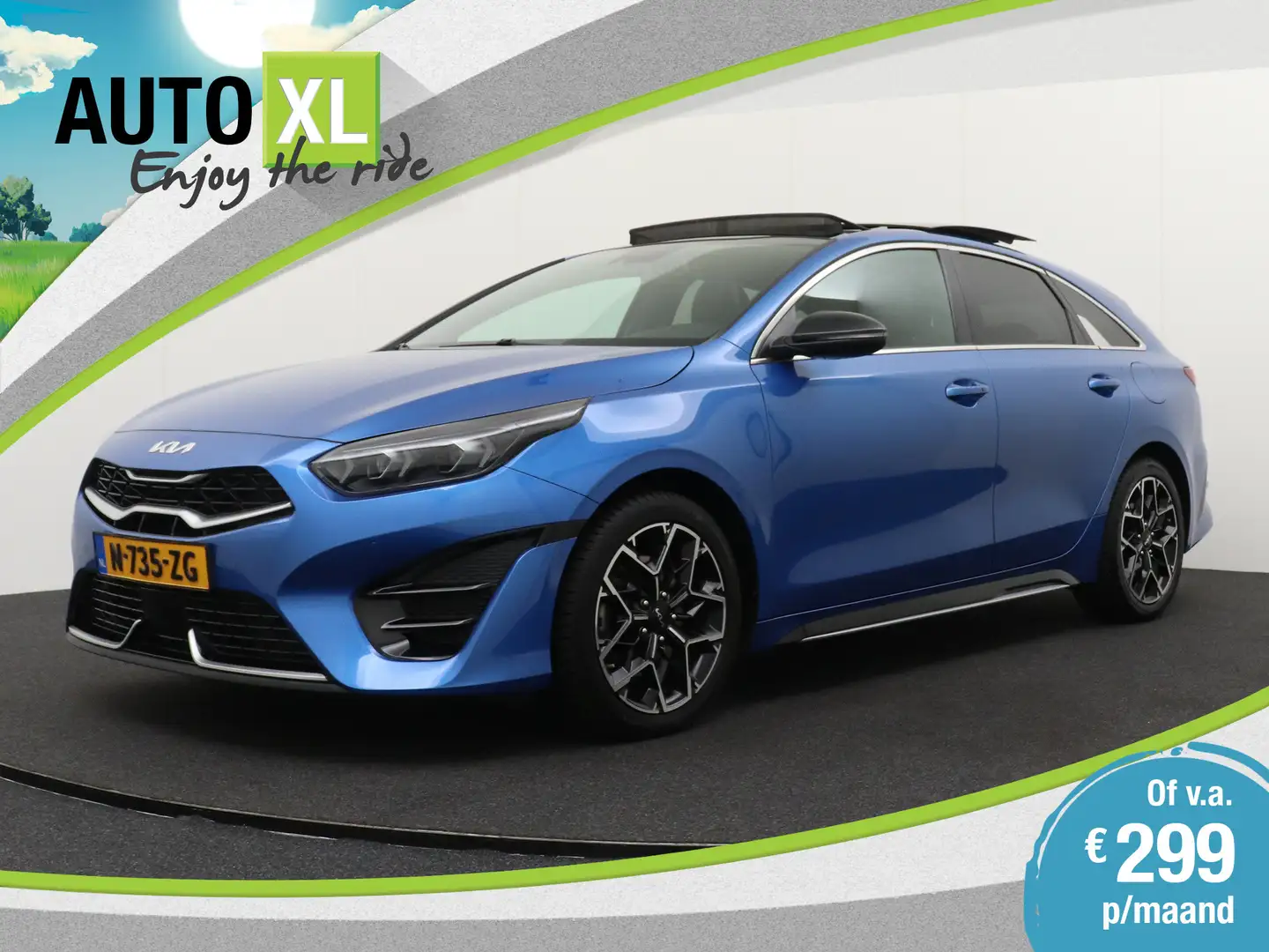 Kia ProCeed / pro_cee'd 1.0T 120 PK GT-PlusLine Pano-Dak Camera Carplay Blauw - 1