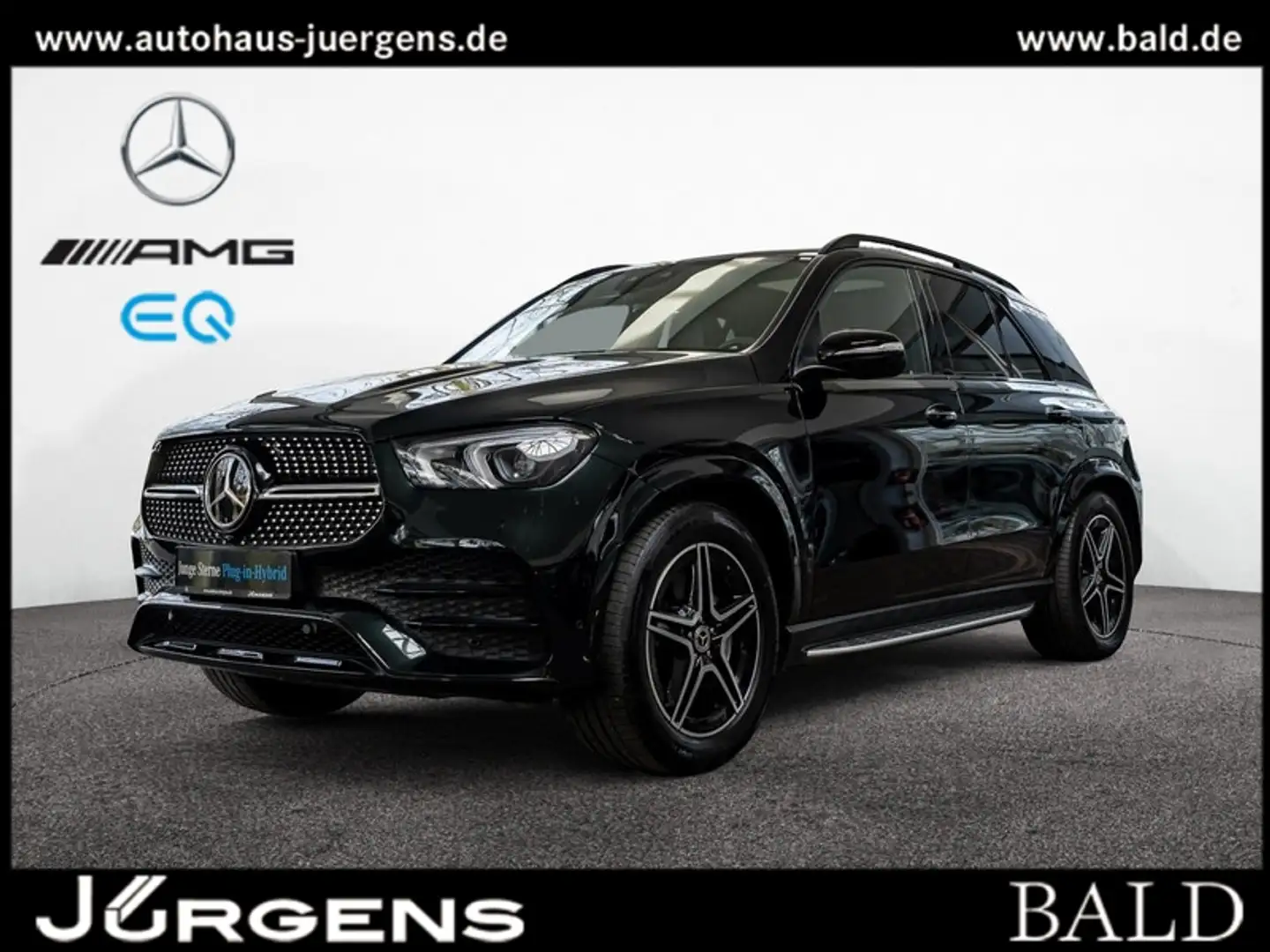 Mercedes-Benz GLE 350 e 4M AMG-Sport/Pano/Burm/Distr/Airm/AHK Zöld - 2