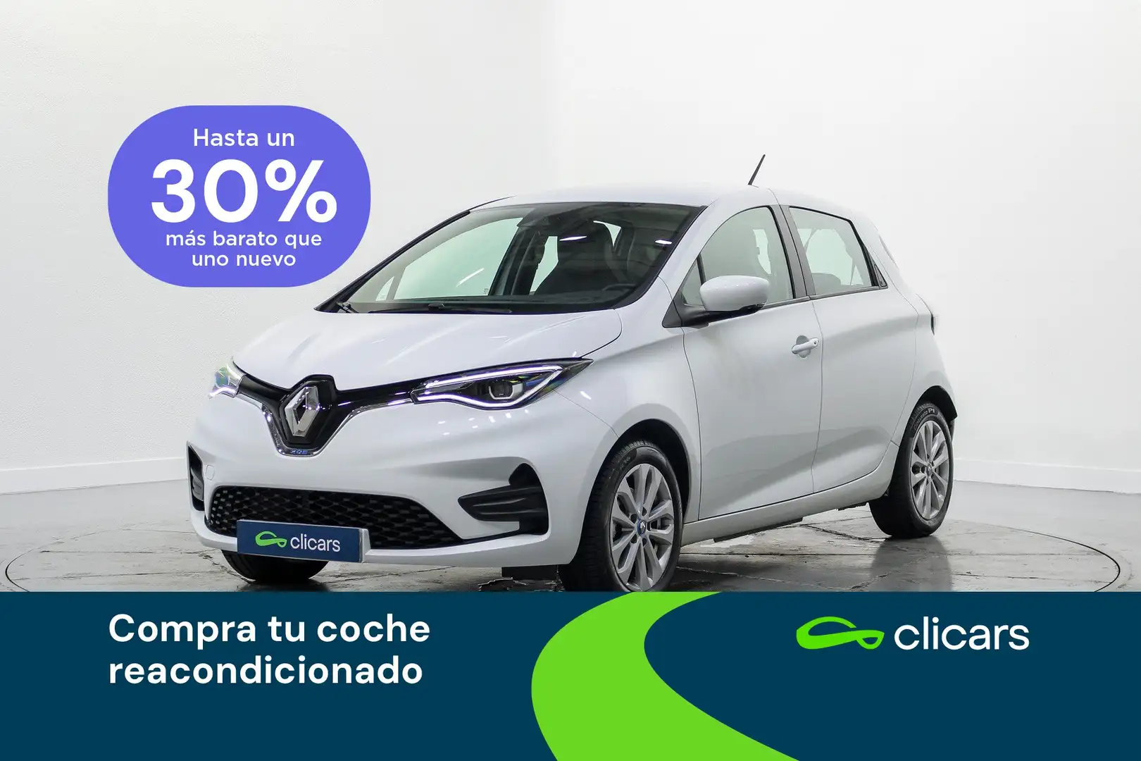 Renault ZOE Intens 50 R110 80kW Blanco - 1