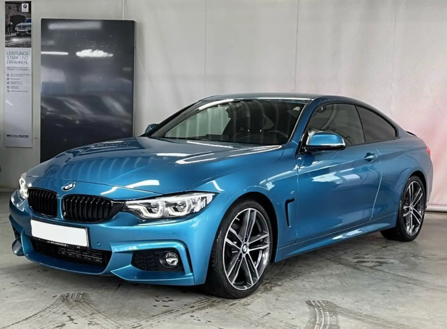 BMW 420 420d Coupe M Sport Aut. Blau - 2
