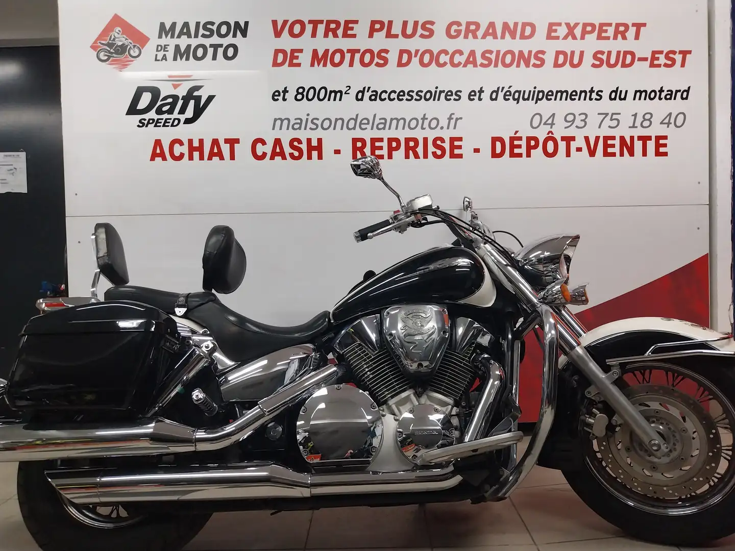 Honda VTX 1300 Negro - 1