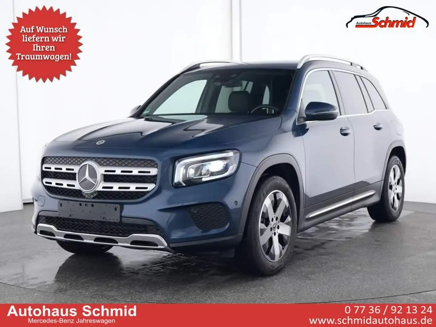 Mercedes-Benz GLB 200 d, Business-Paket, Progressive, AHK, LED, Rückf... Blau - 1