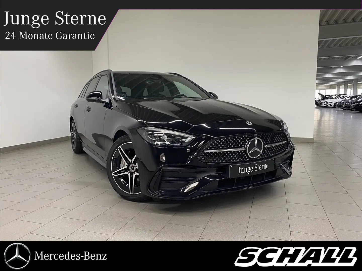 Mercedes-Benz C 200 T AMG+NIGHT+LED+KAMERA+EASY-PACK+NAVI+SITZ Schwarz - 1
