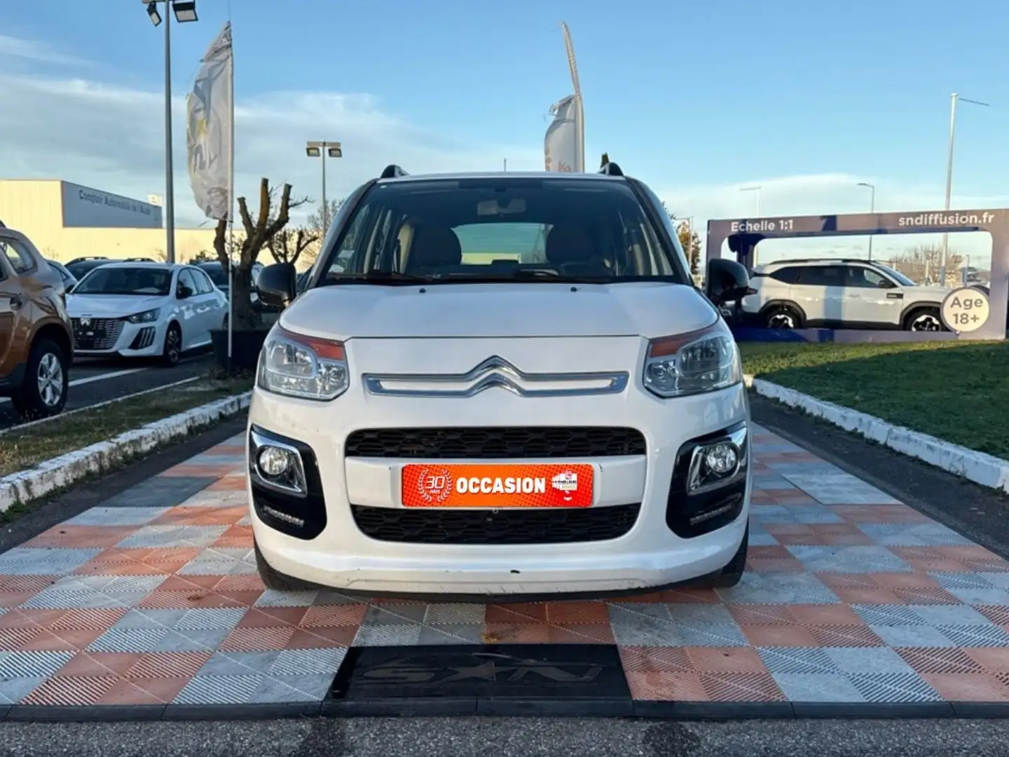 Citroen C3 Picasso 1.2 110 FEEL EDITION JA 16\u0026amp;quot; Radar Barres Blanco - 2