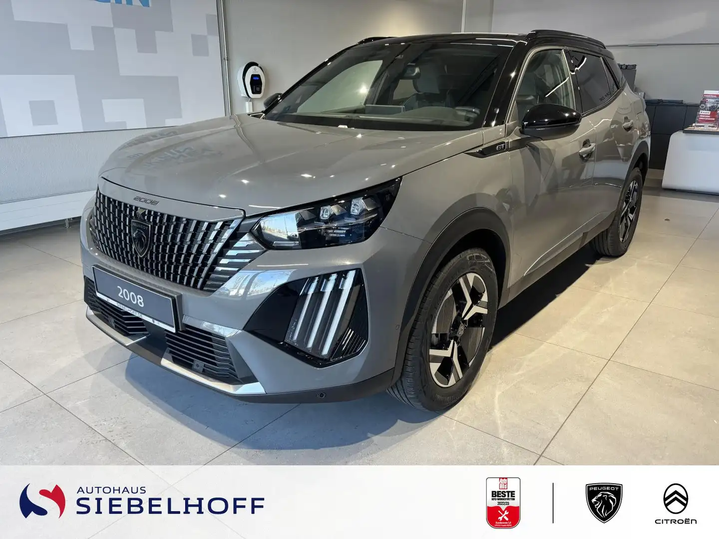 Peugeot 2008 GT HYBRID 145 e-DSC6 | Pano | Navi | 360° K Grau - 2