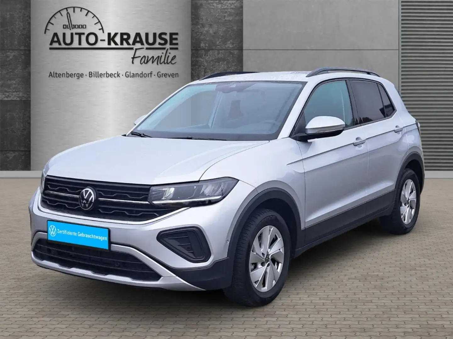 Volkswagen T-Cross 1.0 TSI Life Navi Digi. Cockpit LED ACC CarPlay An Argent - 2