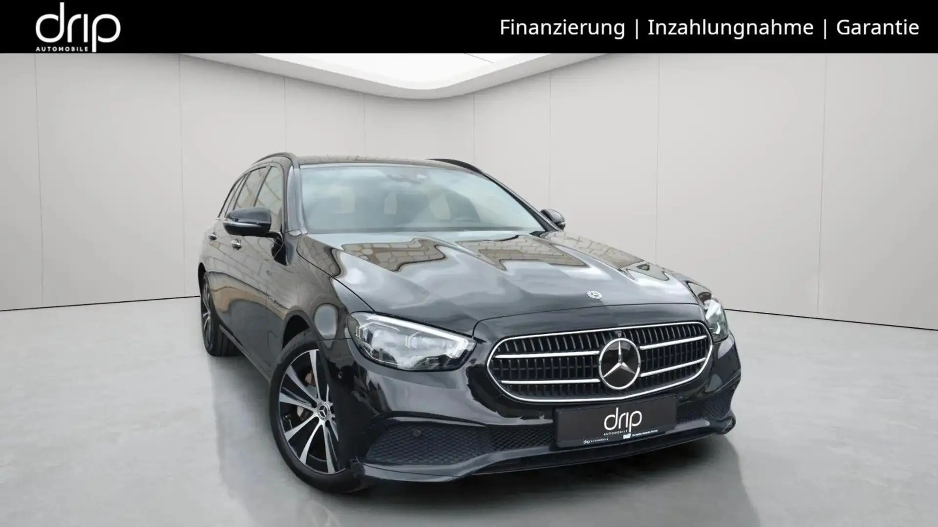 Mercedes-Benz E 300 de *Burmester|360°|AHK|Distr.|Multibeam* Schwarz - 1