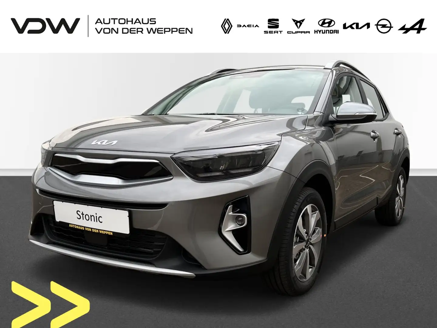 Kia Stonic Vision Klima Navi Rückfahrkamera Sitzheizung Grau - 1