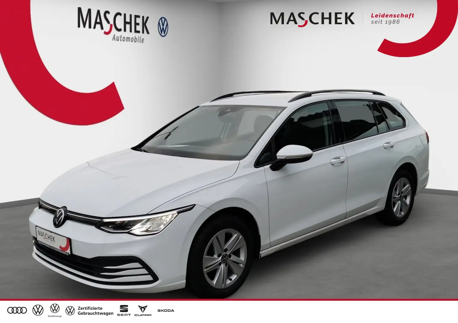 Volkswagen Golf Variant 2.0 TDI DSG Navi ACC Carplay Massage Weiß - 1