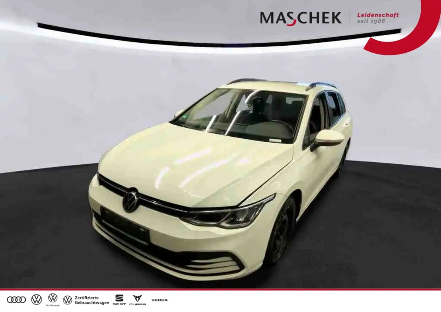 Volkswagen Golf Variant 2.0 TDI DSG Navi ACC Carplay Massage Weiß - 1