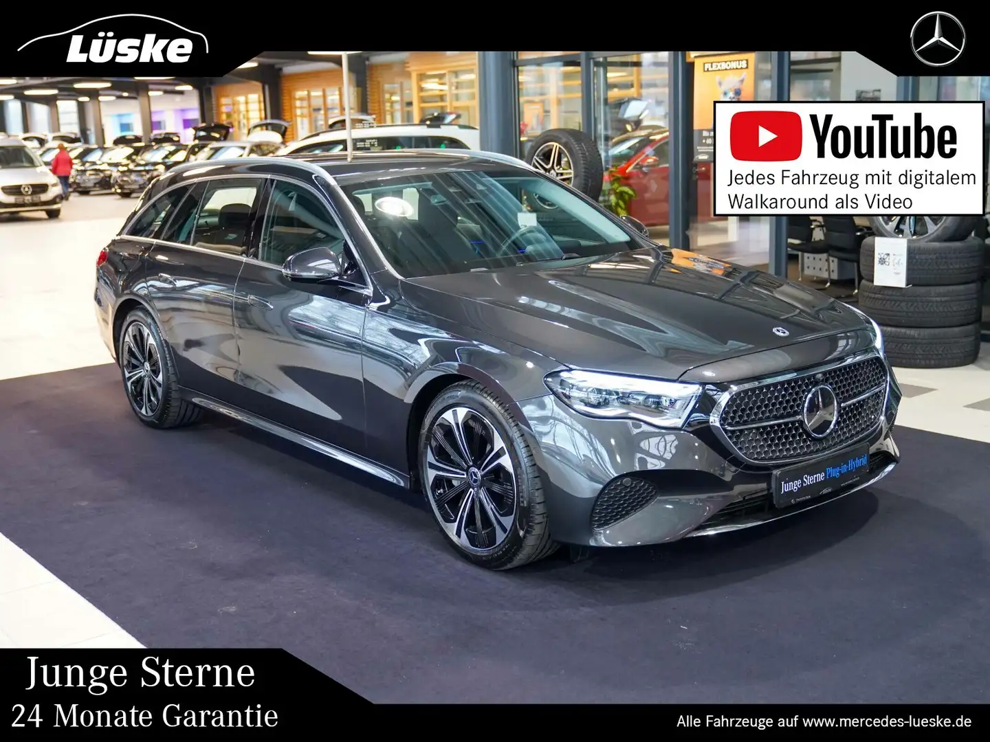 Mercedes-Benz E 300 E 300 de T AVANTGARDE Fahrassistenz 360° Memory Gri - 1