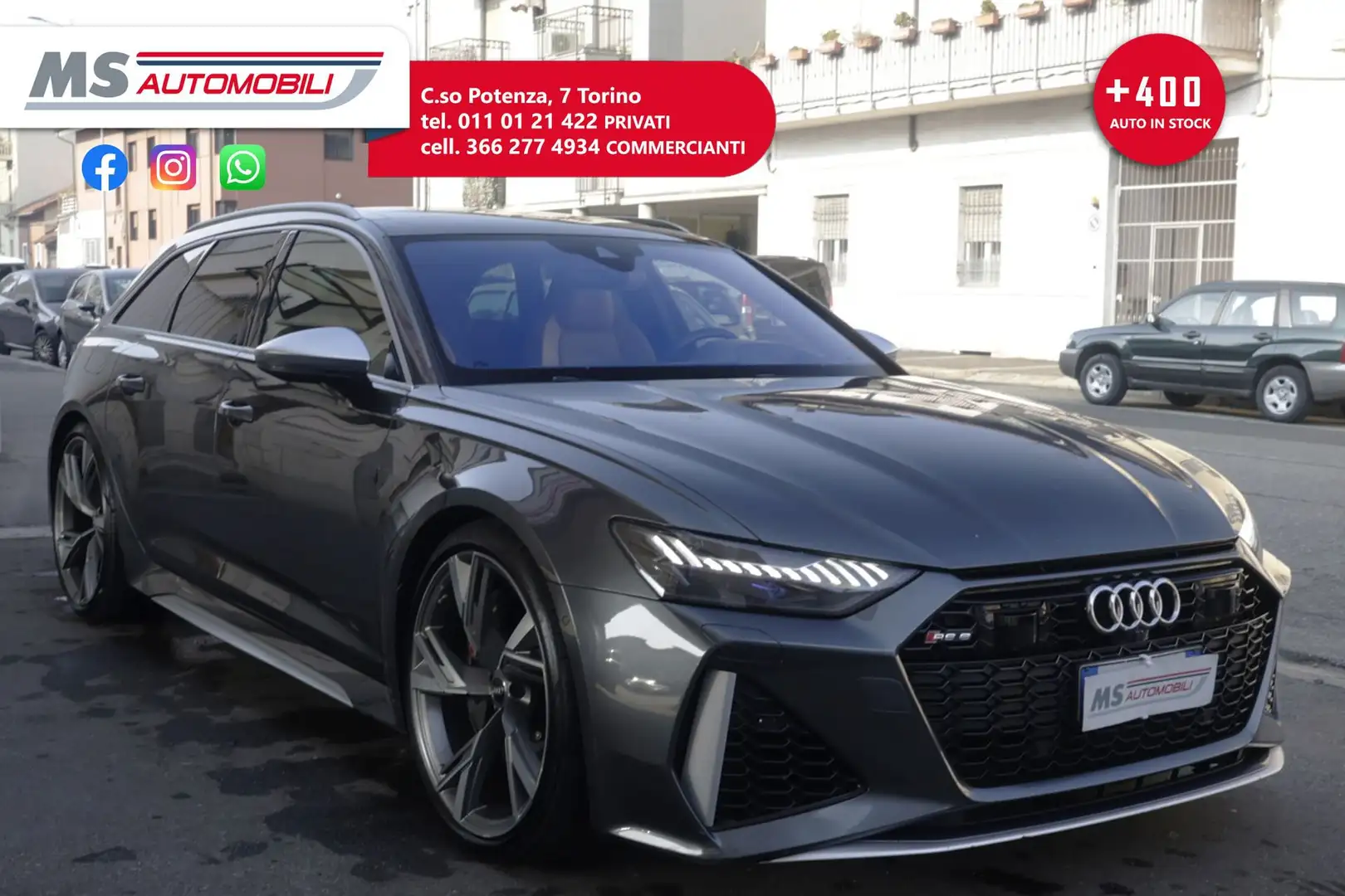 Audi RS6 Audi A6 RS 6 Avant 25 years Tetto Panoramico Unic Grigio - 1