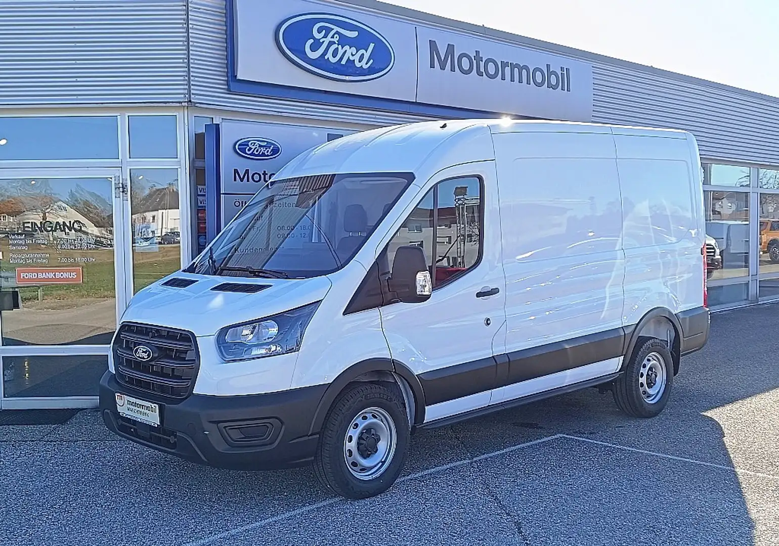 Ford Transit Transit Kasten 2,0 EcoBlue L2H2 350 Basis Weiß - 1