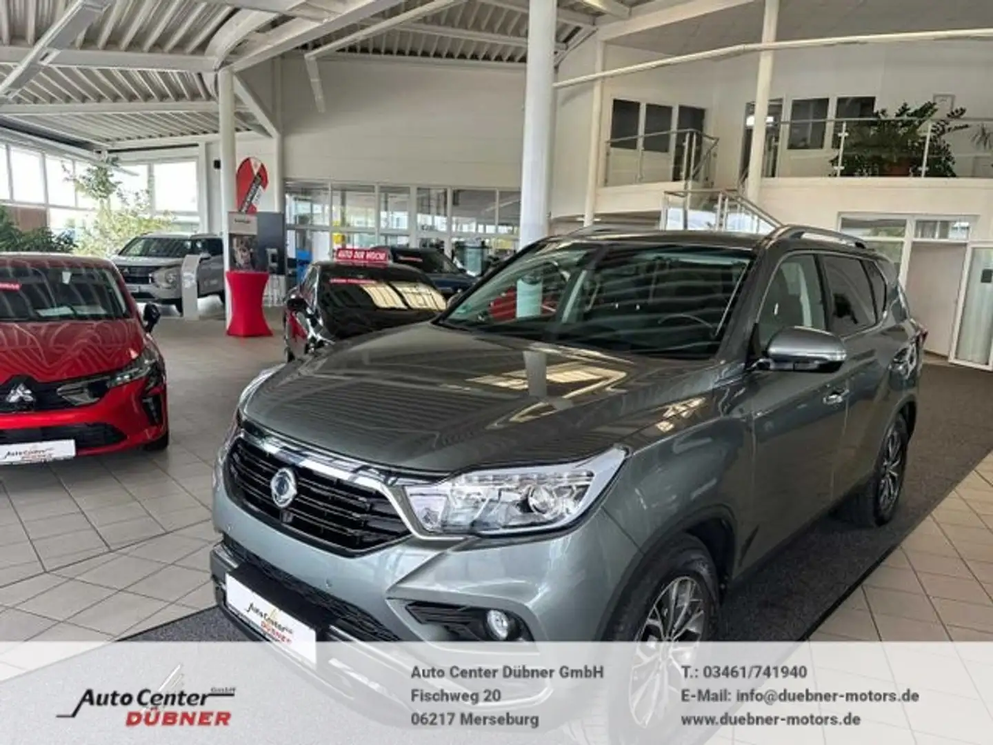 SsangYong Rexton Diesel 2.2 e-XDi 4WD AT Quartz AHK Grau - 1