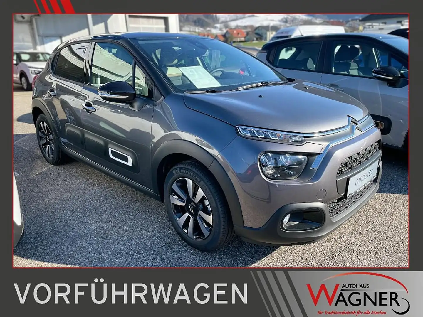 Citroen C3 PureTech 110 S&S 6-Gang-Manuell Shine Gris - 1