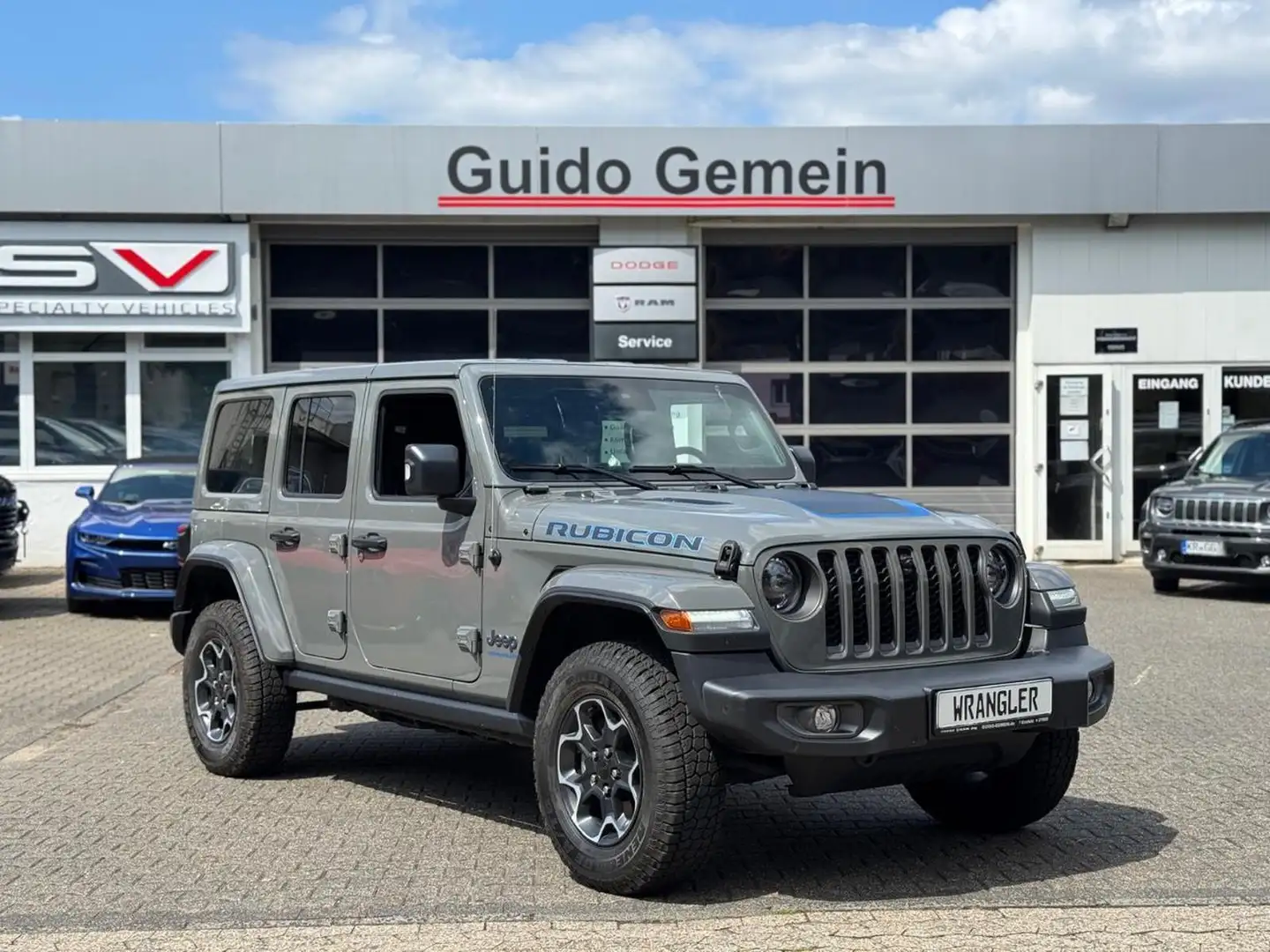 Jeep Wrangler Wrangler Unlimited 4xe Plug-In Hybrid Rubicon Grau - 1