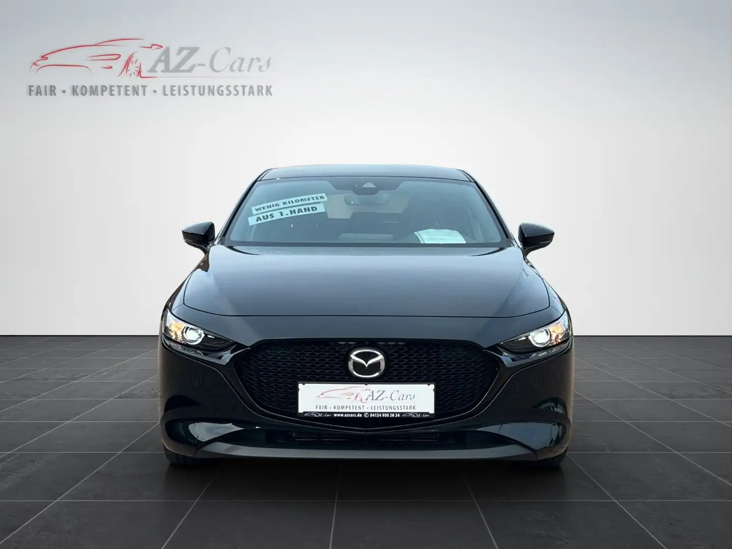 Mazda 3 SKYACTIV-G 2.0 M-Hybrid Selection*NAVI*HUD*LED Zwart - 2