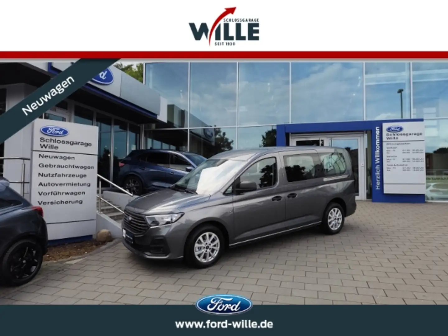 Ford Grand Tourneo Trend 7-Sitzer Fahrer-Assistenz-Paket II EcoBoost Grijs - 1