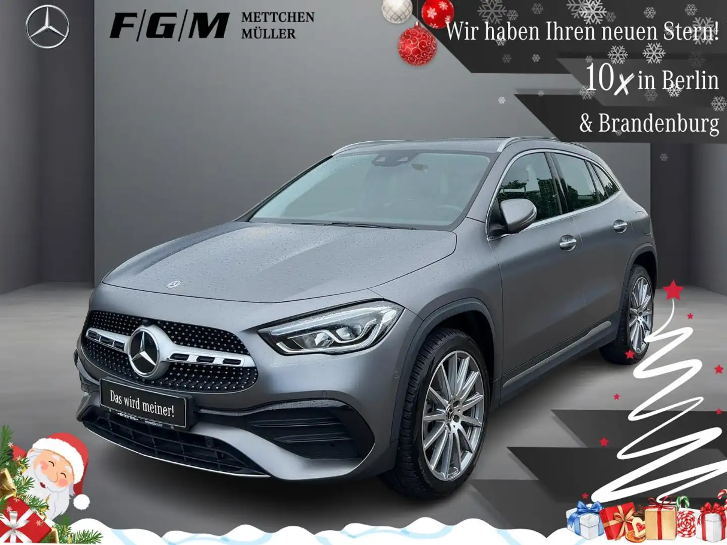 Mercedes-Benz GLA 250 e AMG Line KeyGo|AHK|Sitzhz|Kam|LED Gris - 1