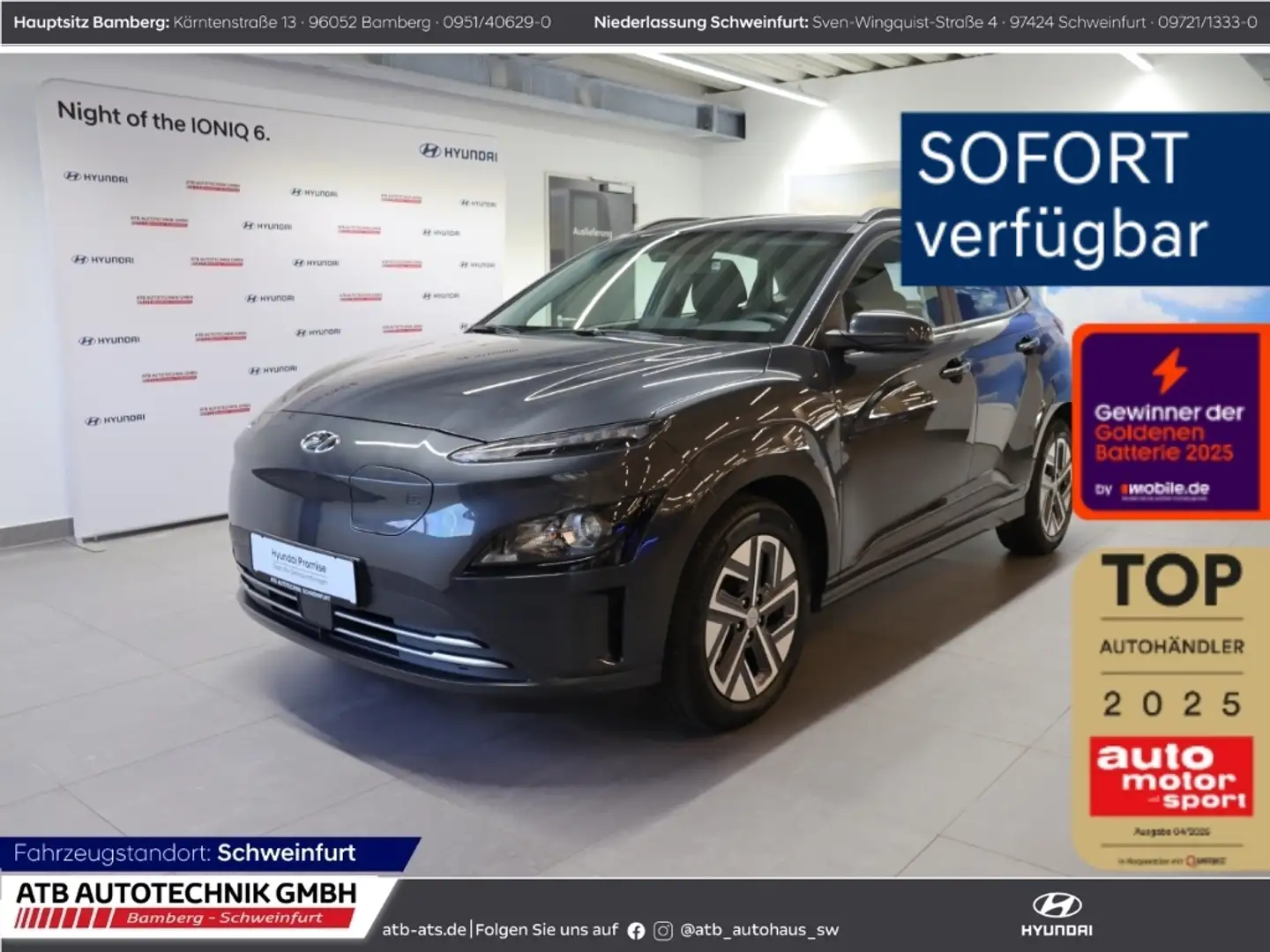 Hyundai KONA Select 2WD 39,2 kWh ACC Apple CarPlay Gri - 1