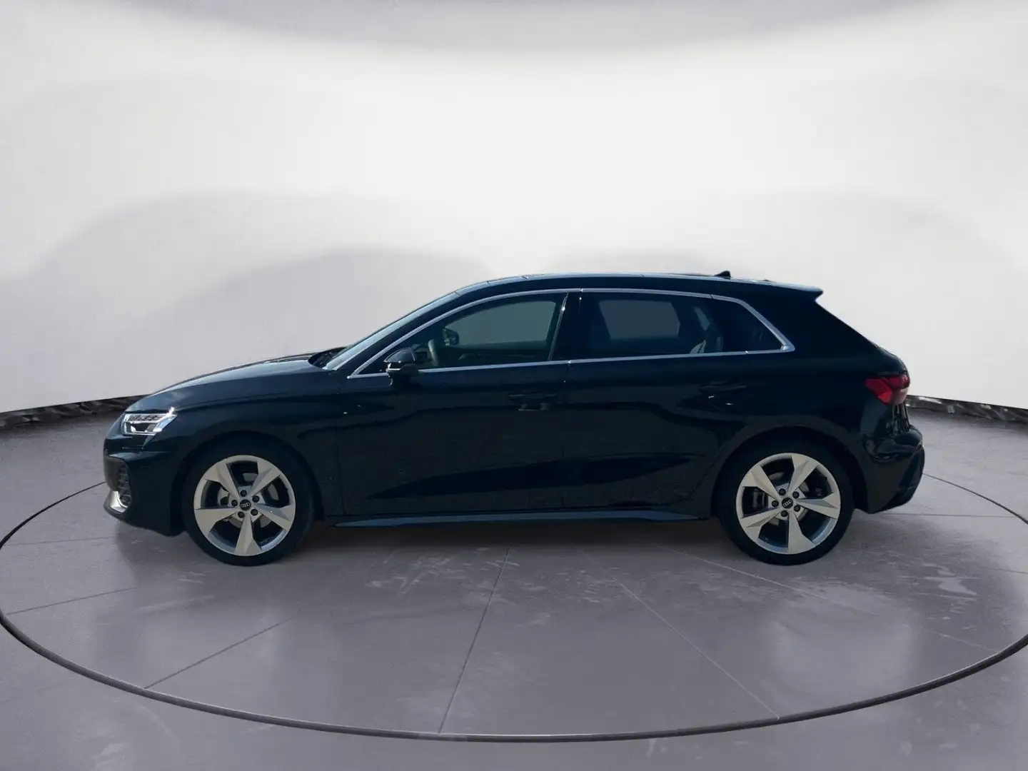 Audi A3 35 TDI S tronic S line Sportback Panorama Par Schwarz - 2