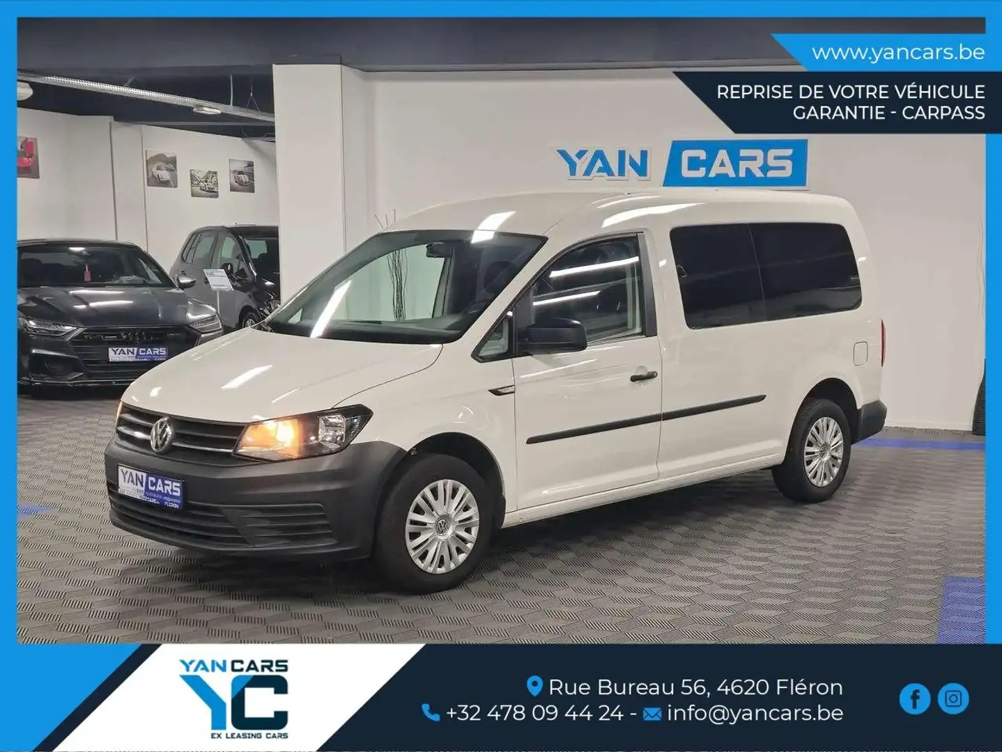 Volkswagen Caddy Maxi 2.0 TDi * 5 Places Utilitaire * équipé! Vert - 1