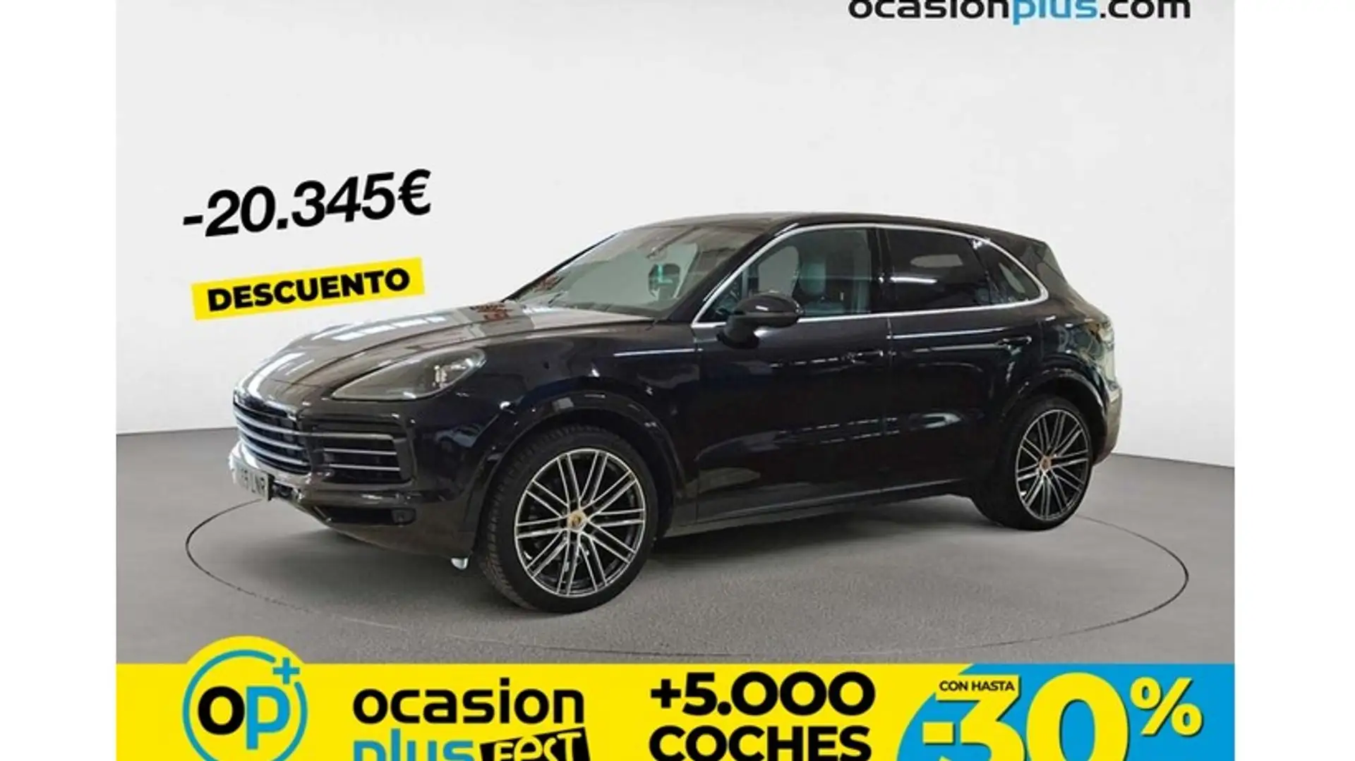 Porsche Cayenne Aut. Negro - 1