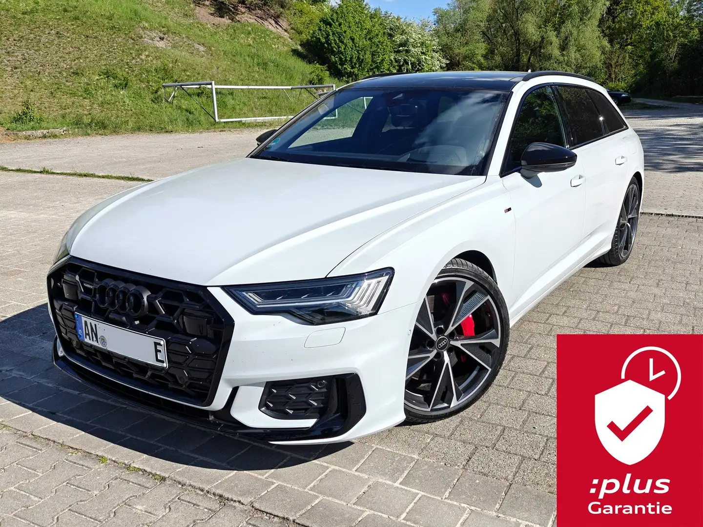 Audi A6 A6 Avant 55 TFSI e quattro S tronic S line Weiß - 1
