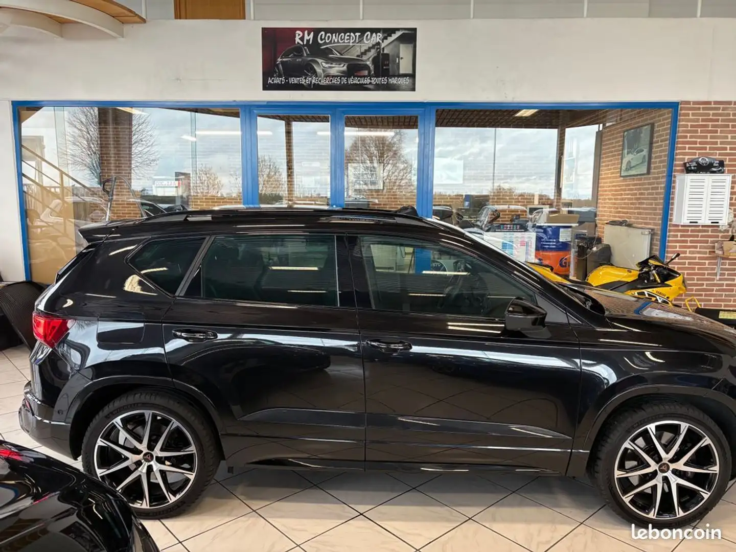 CUPRA Ateca 2.0 TSI 4 DRIVE DSG 300CH GPS-LED-VIRTUAL-TOIT OUV-SON BEATS-ATTACHE REMORQUE-JANTES 19 Noir - 2