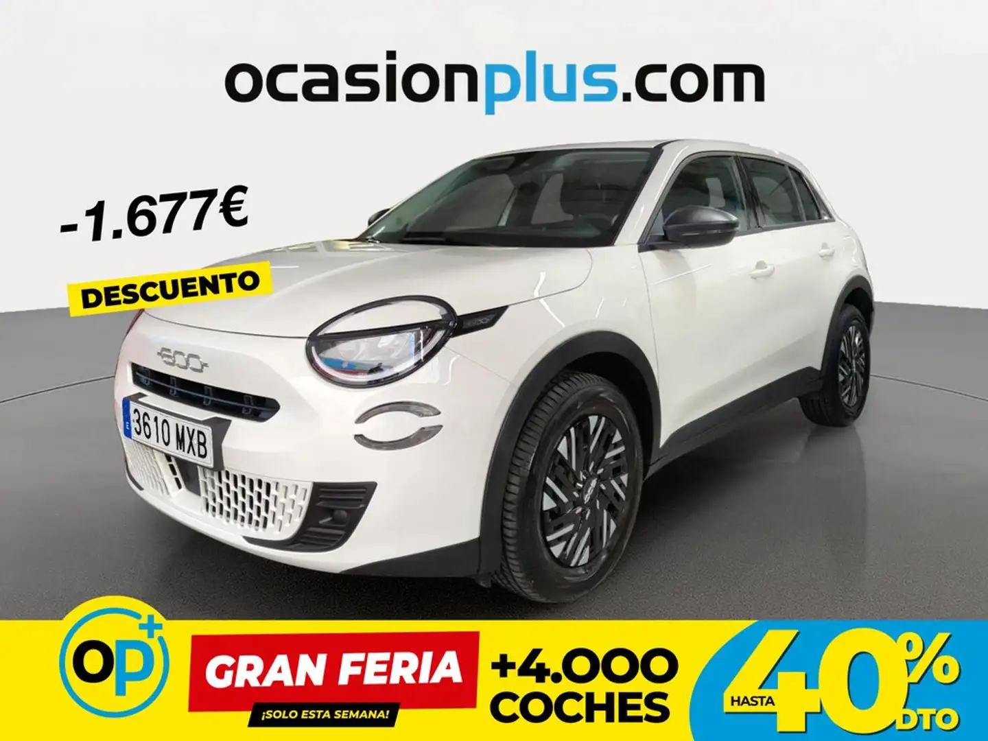 Fiat 600 1.2 MHEV DDCT 74kW Blanco - 1