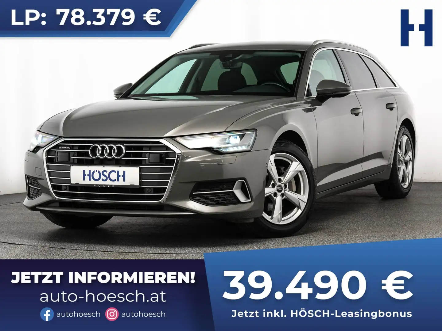 Audi A6 Avant 40 TDI quattro Sport AHK ASSISTENZ STHZ ++ Gris - 1
