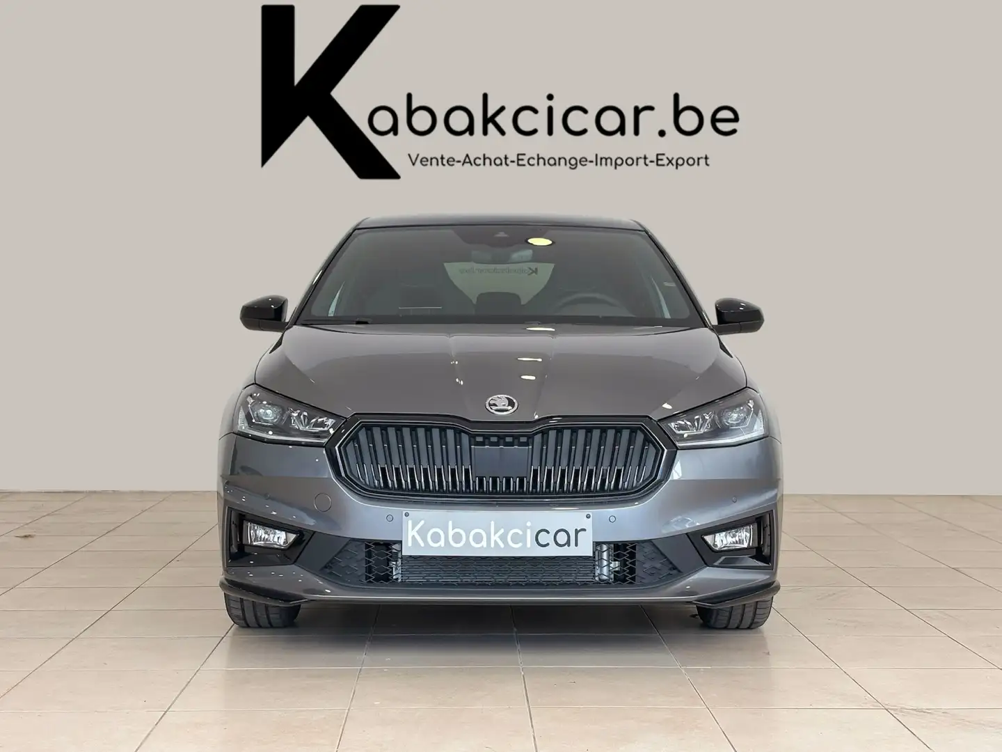 Skoda Fabia 1.0 TSI 116cv DSG/VEH.NEUF/CARPLAY-ANDROID/CAMERA Grijs - 2