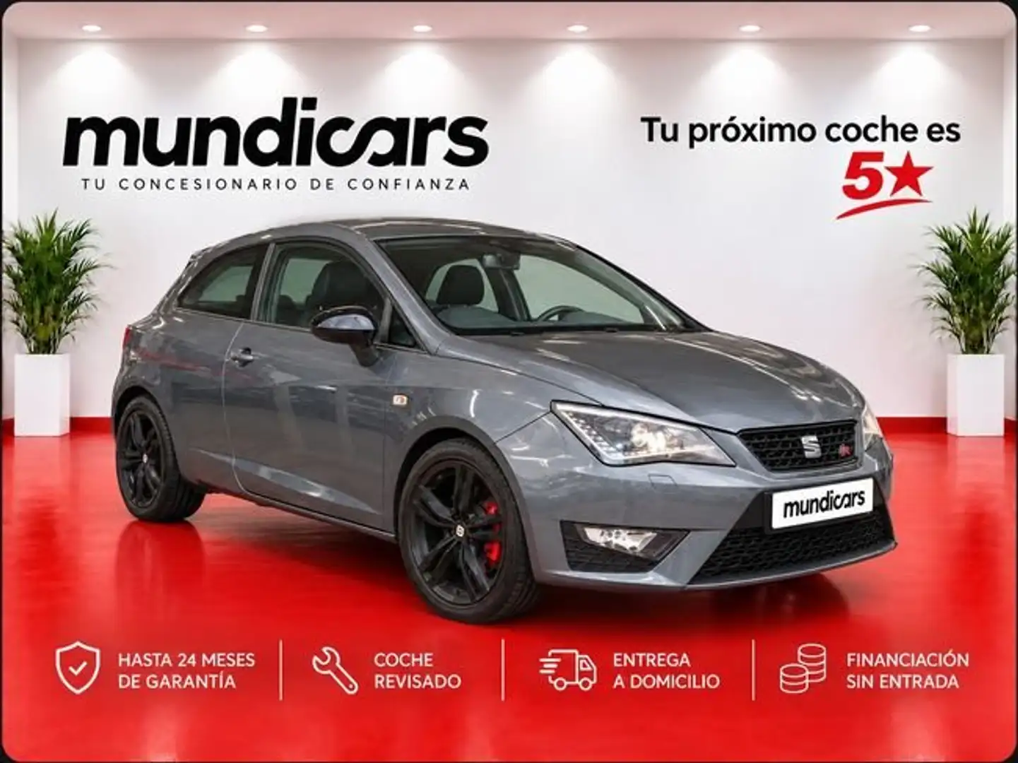 SEAT Ibiza SC 1.8 TSI 192cv Cupra Gris - 1