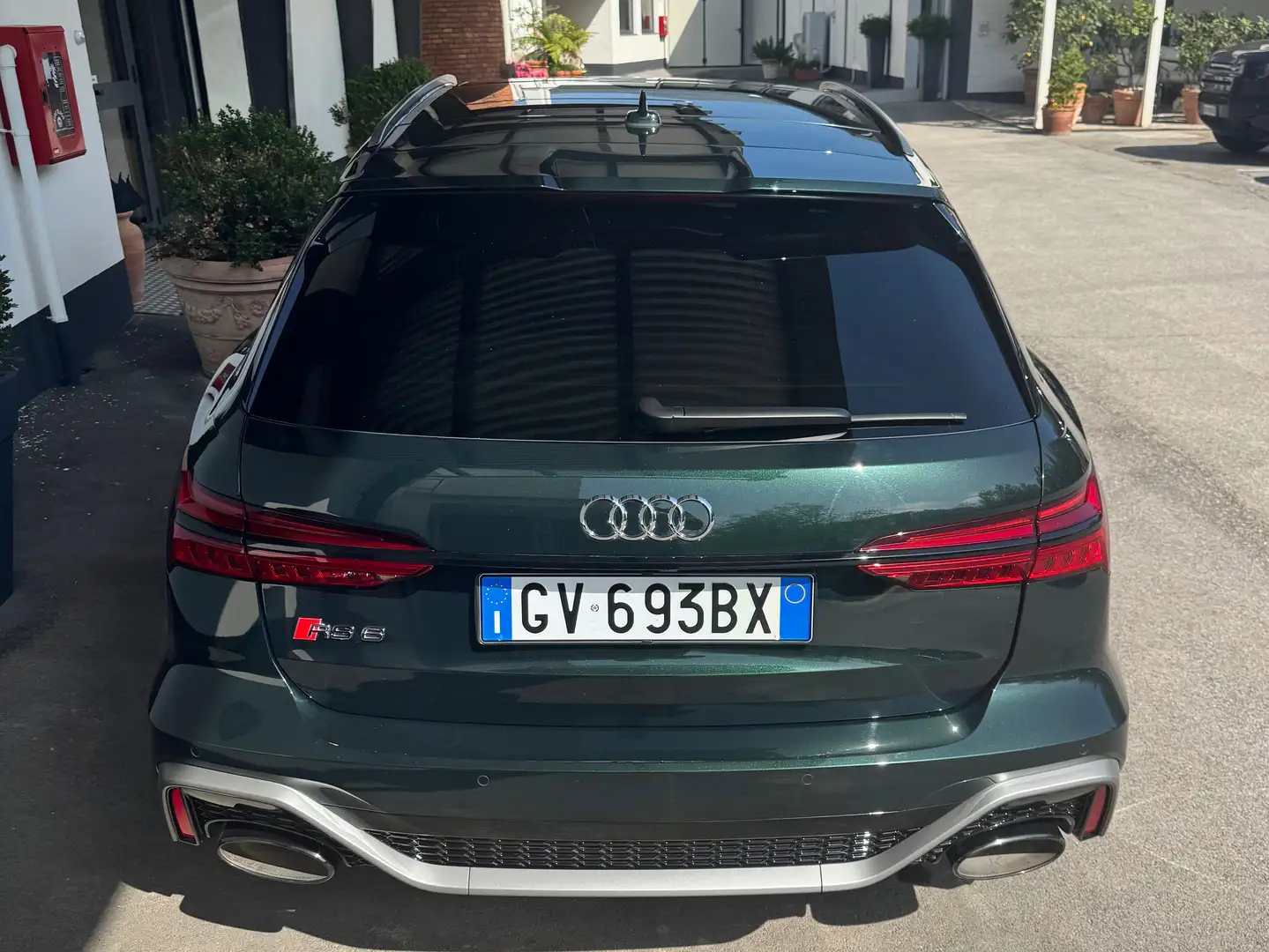 Audi RS6 A6 V Avant 4.0 mhev performance quattro tiptronic Verde - 2