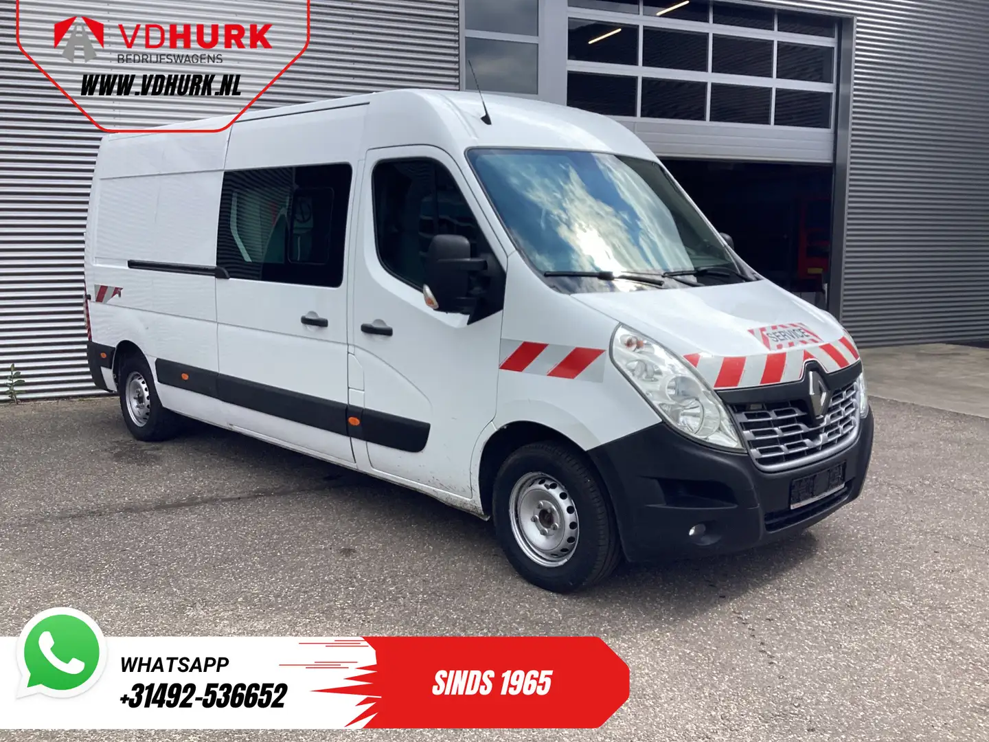 Renault Master 2.3 dCi 135 pk L3H2 DC Dubbel Cabine EXPORT ONLY N Blanc - 1