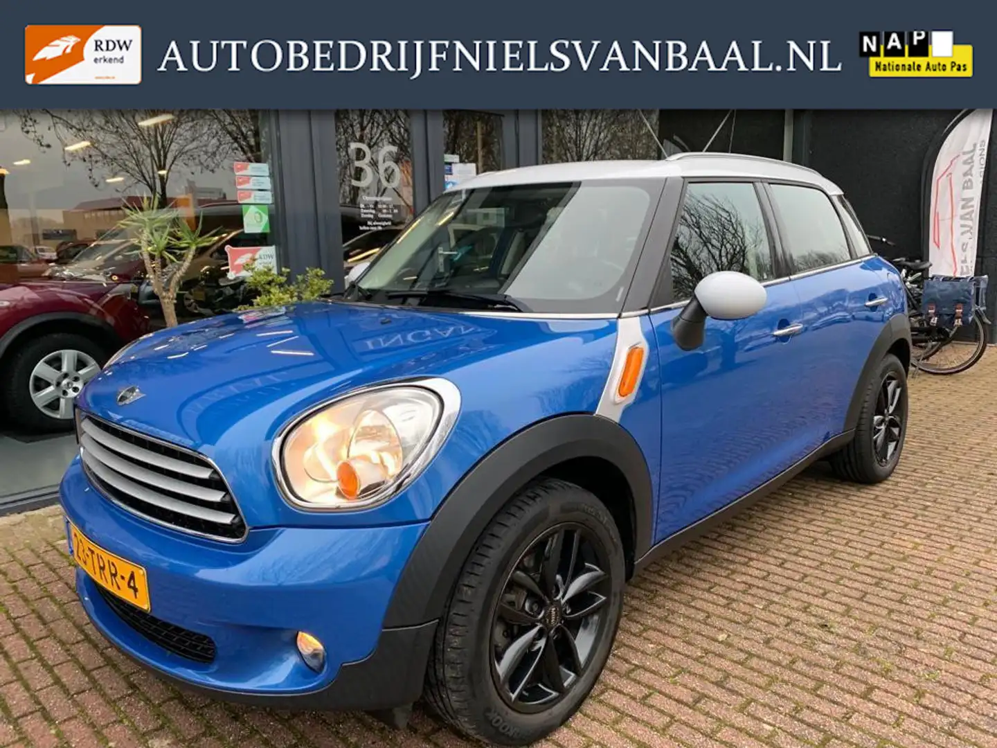 MINI Cooper Countryman Mini 1.6Cooper Nieuwstaat/Navi/Airco/NL Auto Blauw - 1