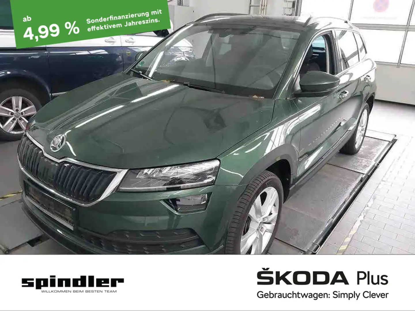 Skoda Karoq Style 1.5 TSI / 360°Kamera, Pano, Standh. Grün - 1