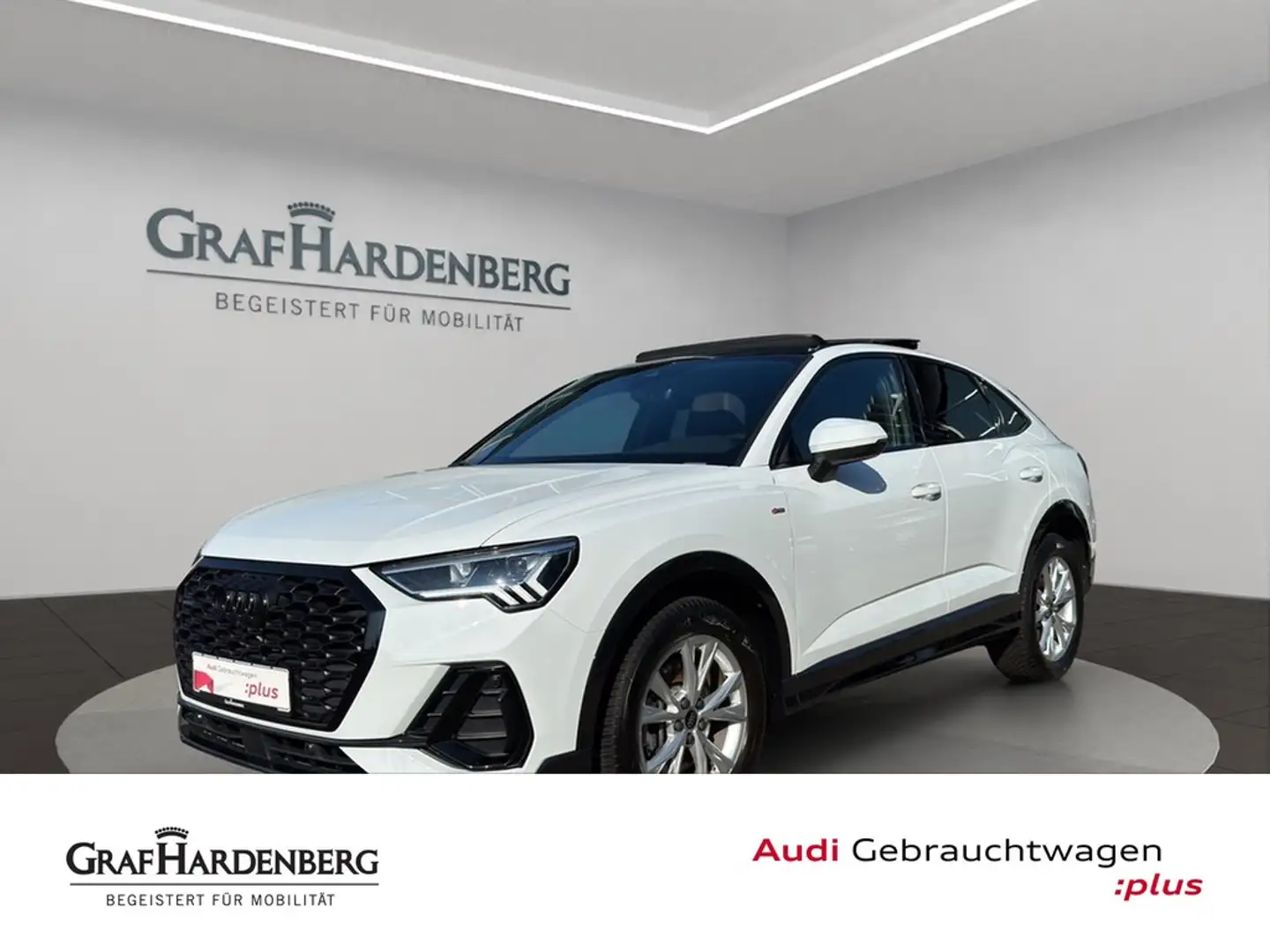 Audi Q3 Sportback S-Line 40TFSI Quat STr Panoramadach Weiß - 1