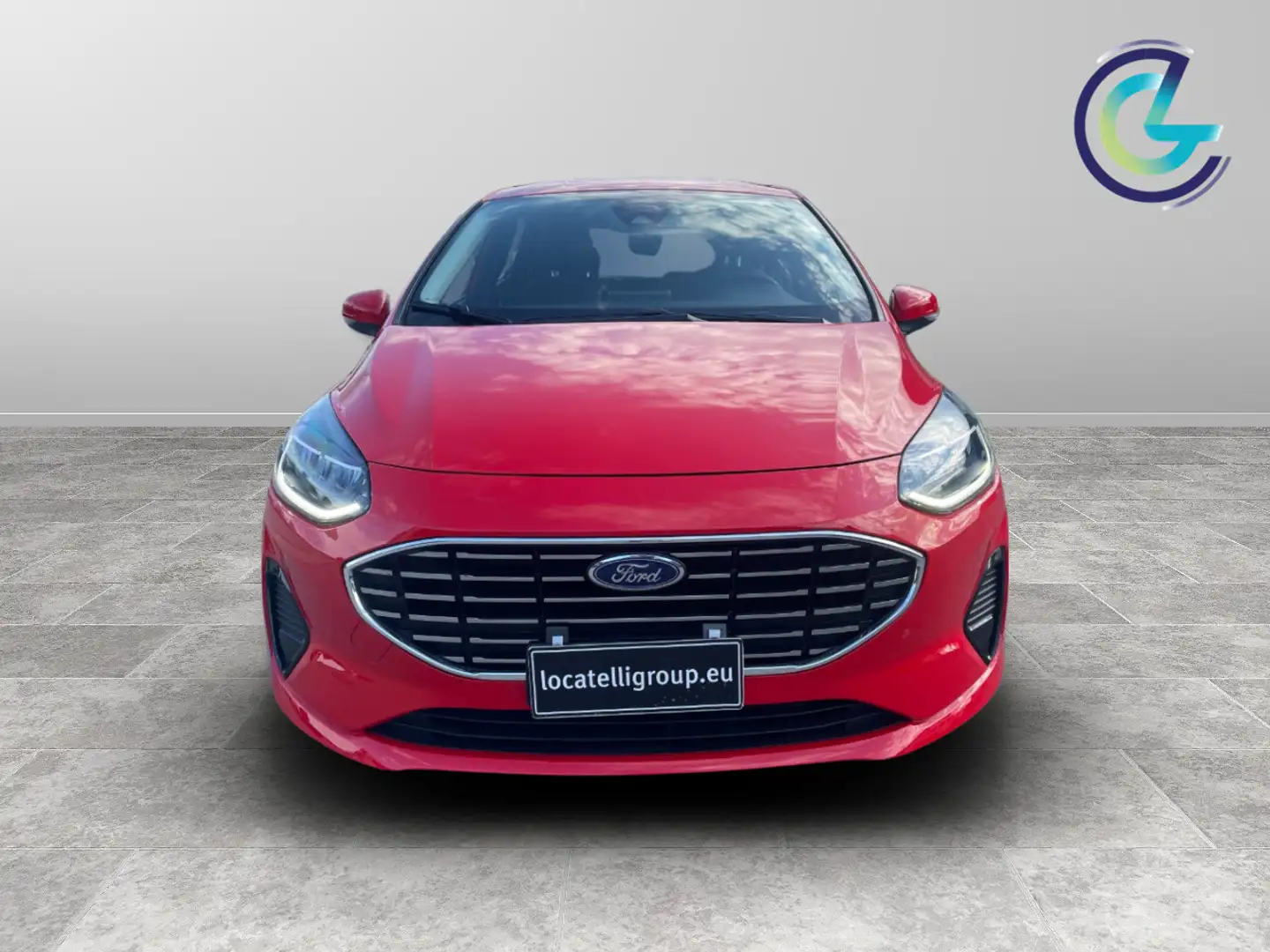 Ford Fiesta 5 Porte 1.0 EcoBoost Hybrid Titanium Rosso - 2